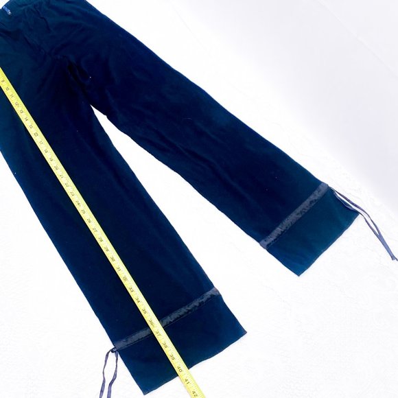 NEW Women's Satin PJ Pants Nautica Blue Brand Sleepwear DrawString Sweatpants - Picture 8 of 11